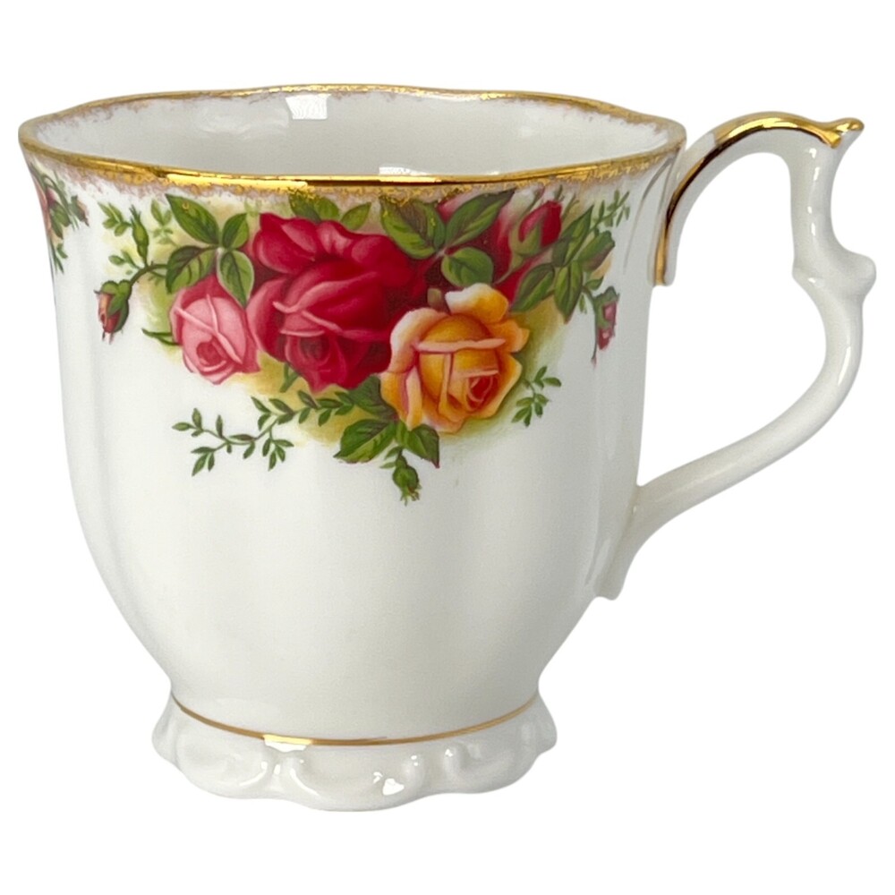 Royal Albert Old Country Roses Oversized Footed Teacup Tea Cup Floral Large 8 oz